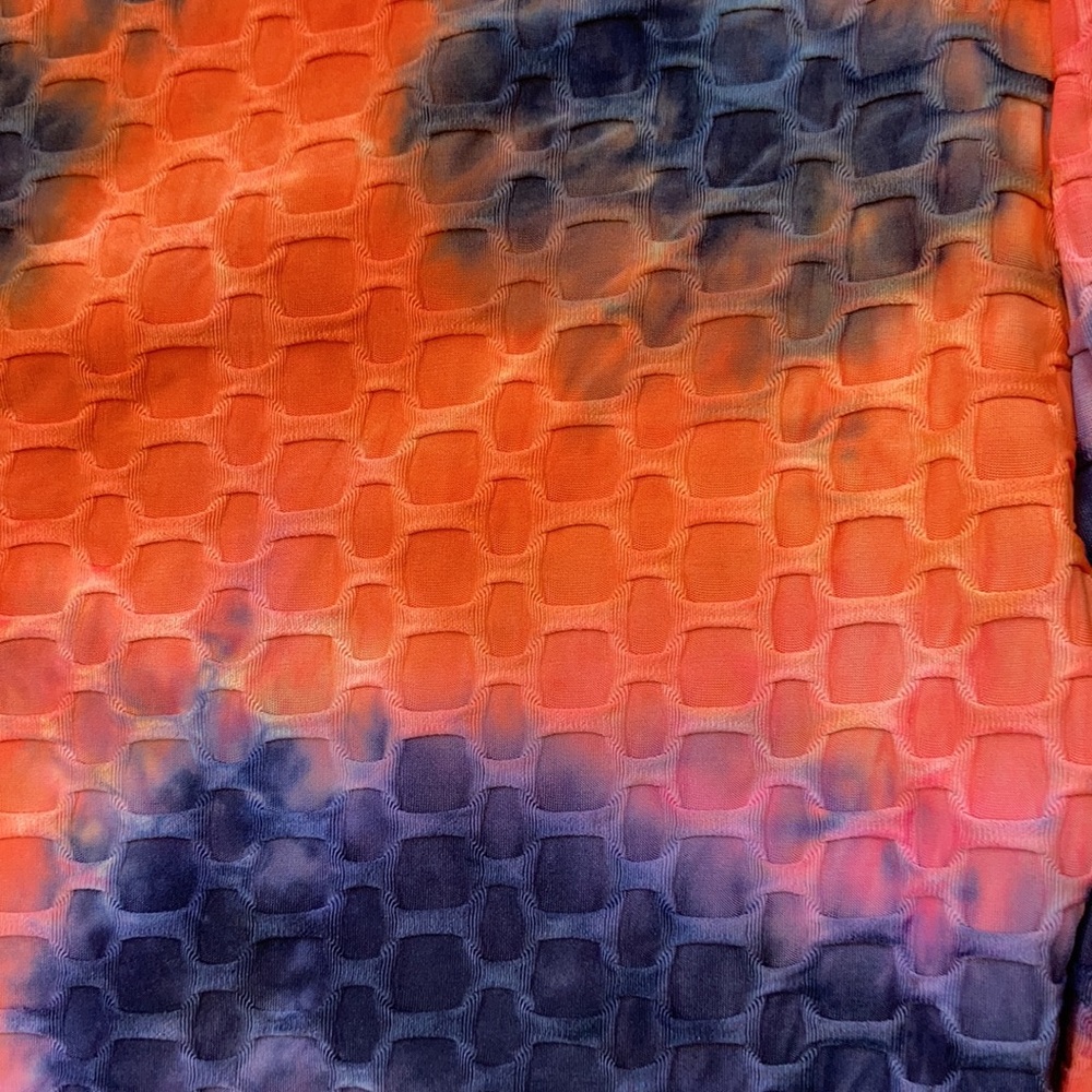 tie dye print honeycomb stretch long short size 3X juniors - Picture 6 of 13